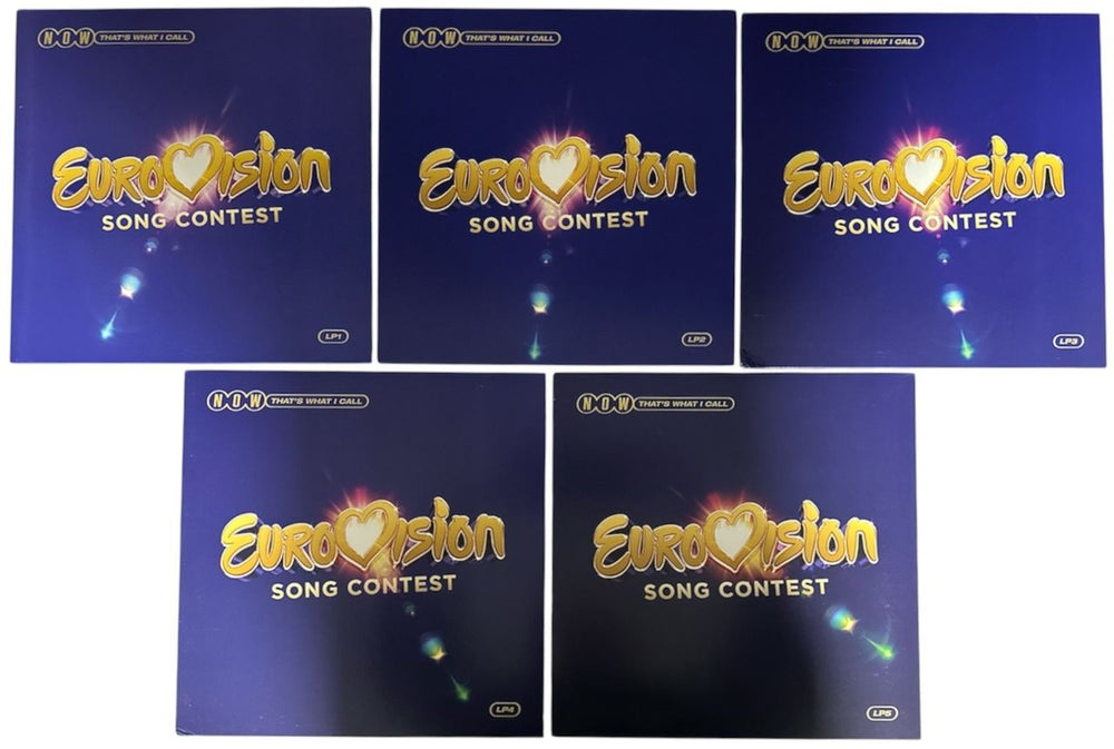 Now That's What I Call Music NOW That's What I Call Eurovision Song Contest - 5-LP Clear Vinyl UK Vinyl Box Set N.WVXNO875967