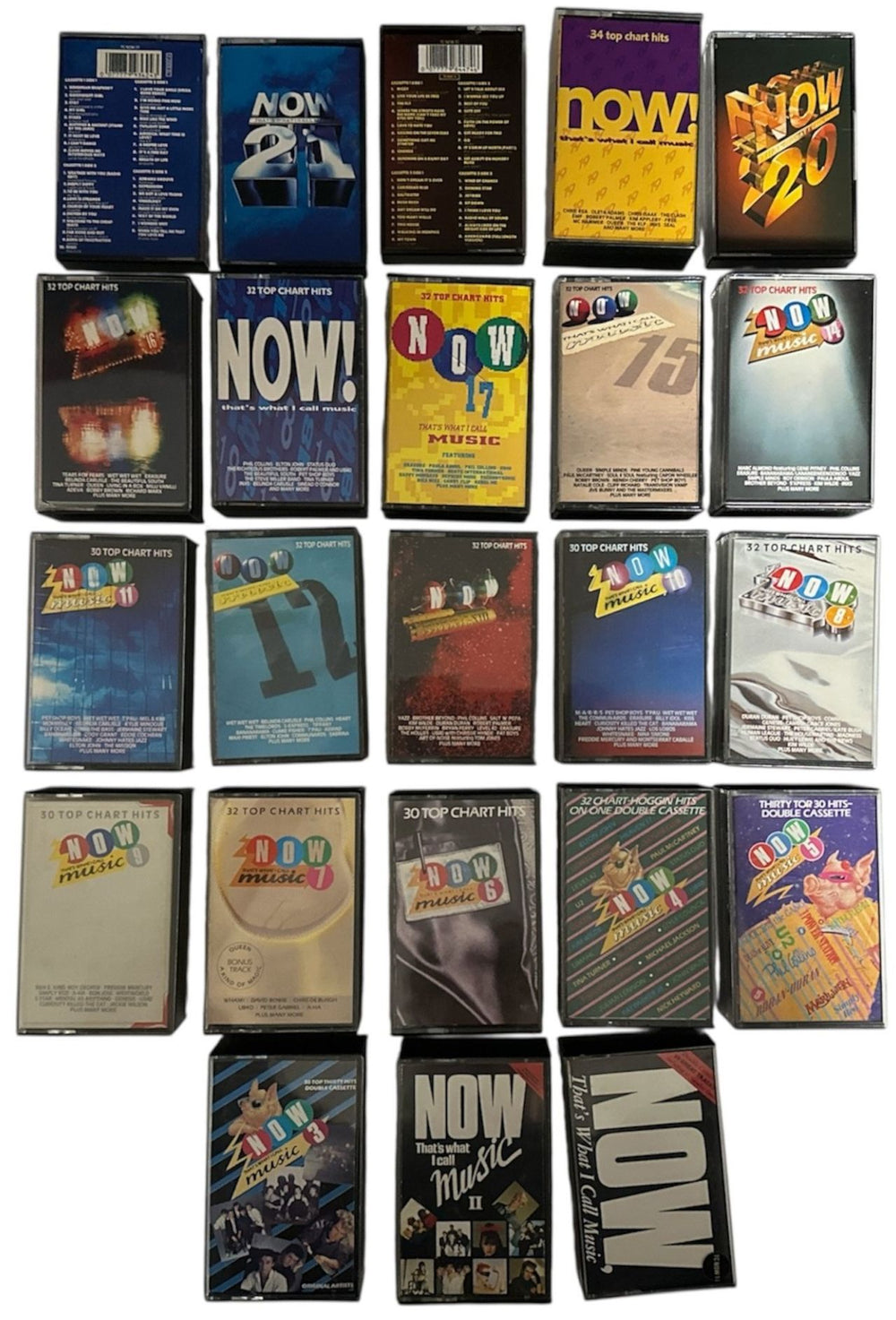 Now That's What I Call Music Now That's What I Call Music 1-21 UK cassette album TCNOW