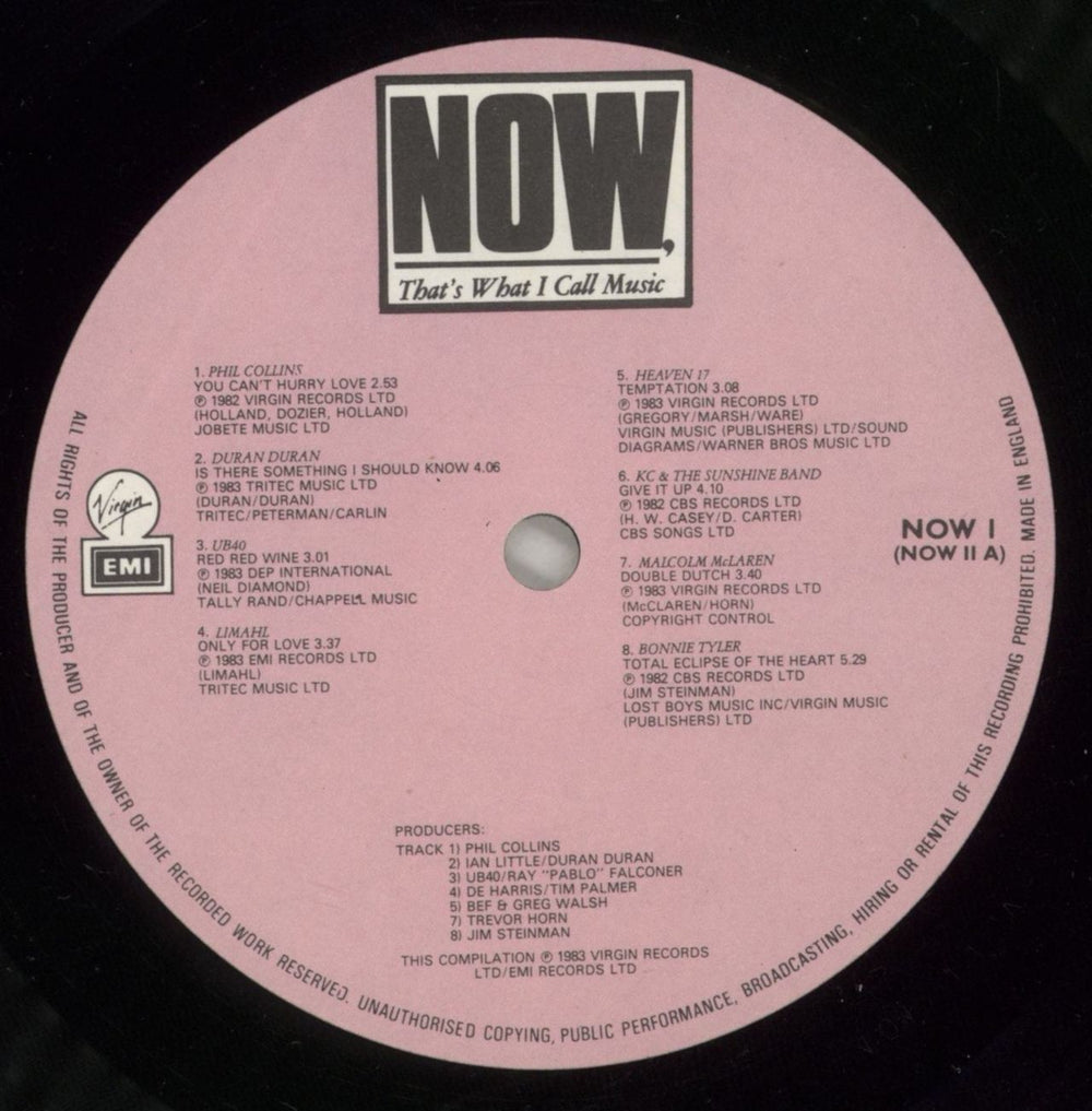 Now That's What I Call Music Now That's What I Call Music - VG UK 2-LP vinyl record set (Double LP Album) N.W2LNO779824