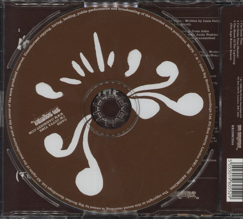 Oasis Cast No Shadow (UNKLE Beachhead Mix) UK CD-R acetate