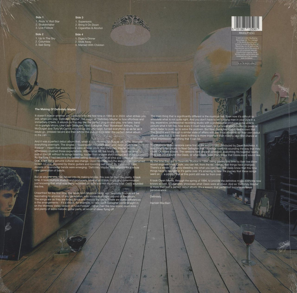 Oasis Definitely Maybe - Sealed UK Vinyl Box Set 5051961125061