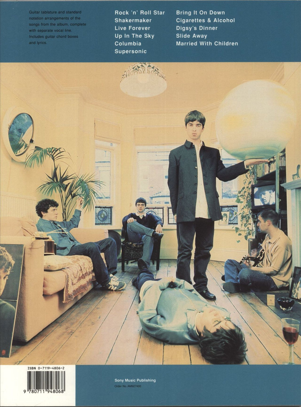 Oasis Definitely Maybe Songbook UK book 9780711948068