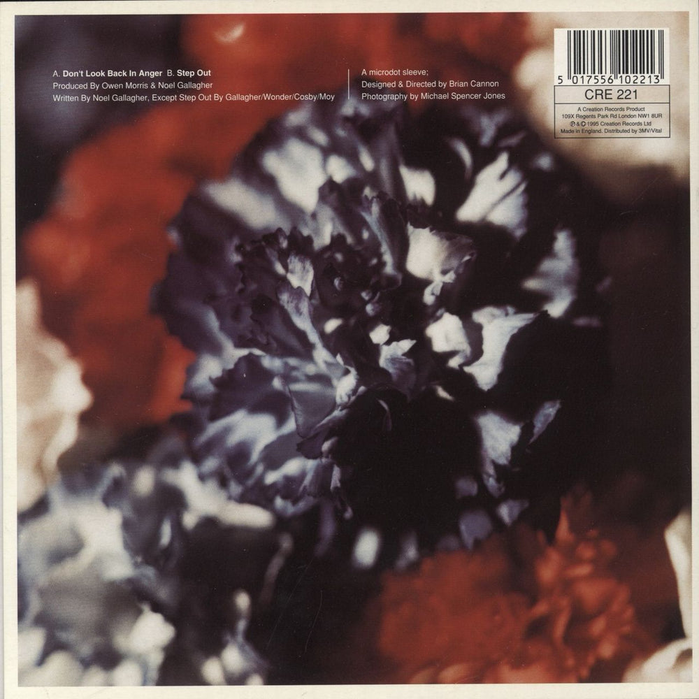 Oasis Don't Look Back In Anger + Insert UK 7" vinyl single (7 inch record / 45) 5017556102213