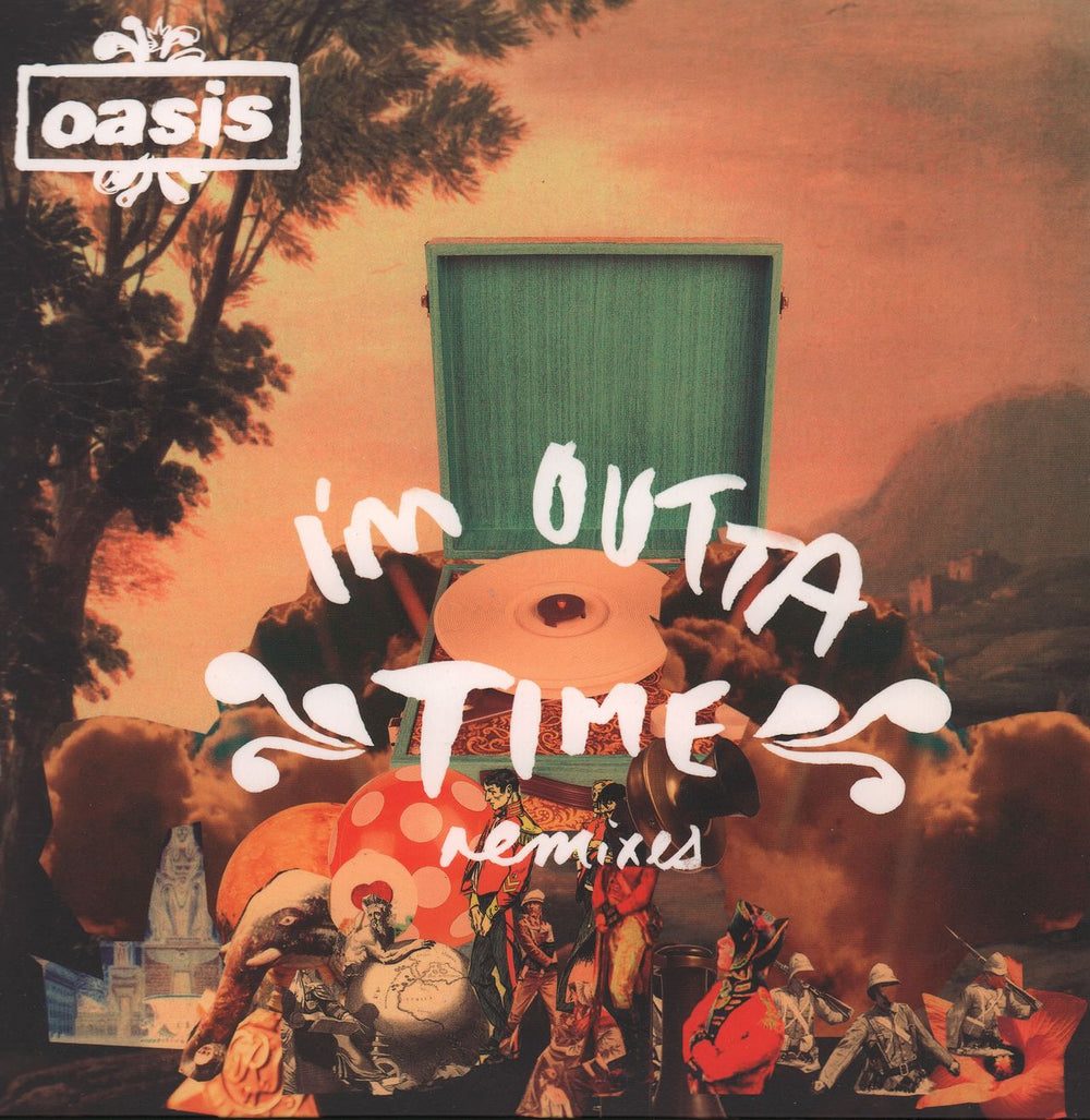 Oasis I'm Outta Time - Remixes UK 7" vinyl single (7 inch record / 45) RKID55X