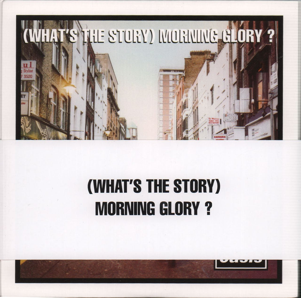 Oasis (What's The Story) Morning Glory? UK Promo 3-CD album set (Triple CD) RKIDCD73XP