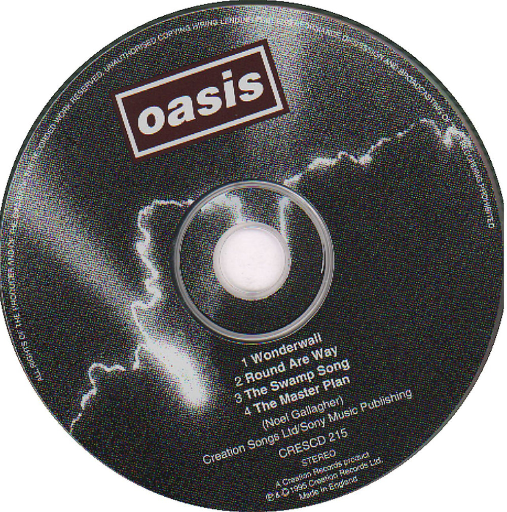 Oasis Wonderwall UK CD single