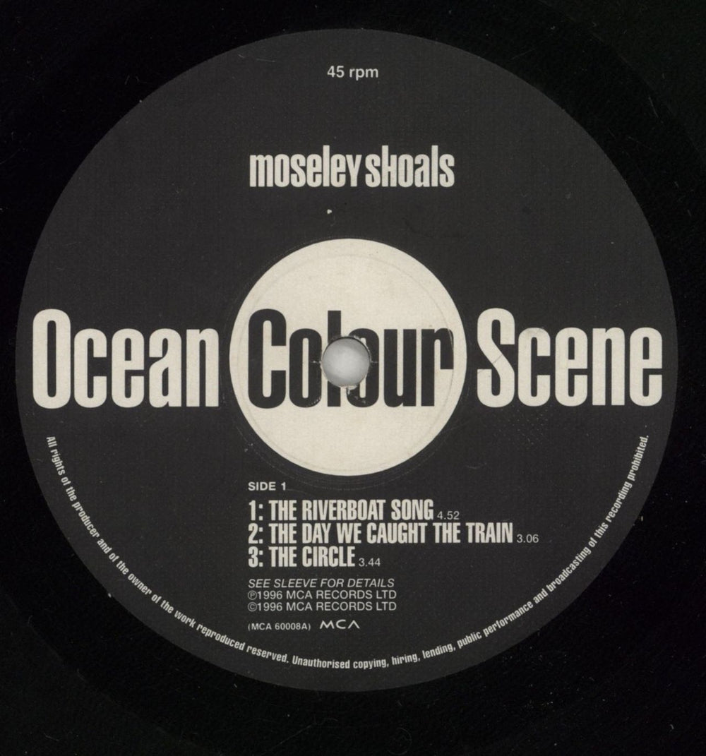 Ocean Colour Scene Moseley Shoals - EX UK 2-LP vinyl record set (Double LP Album) OCS2LMO878557