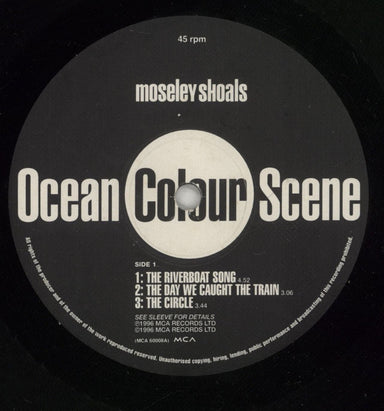 Ocean Colour Scene Moseley Shoals - EX UK 2-LP vinyl record set (Double LP Album) OCS2LMO878557