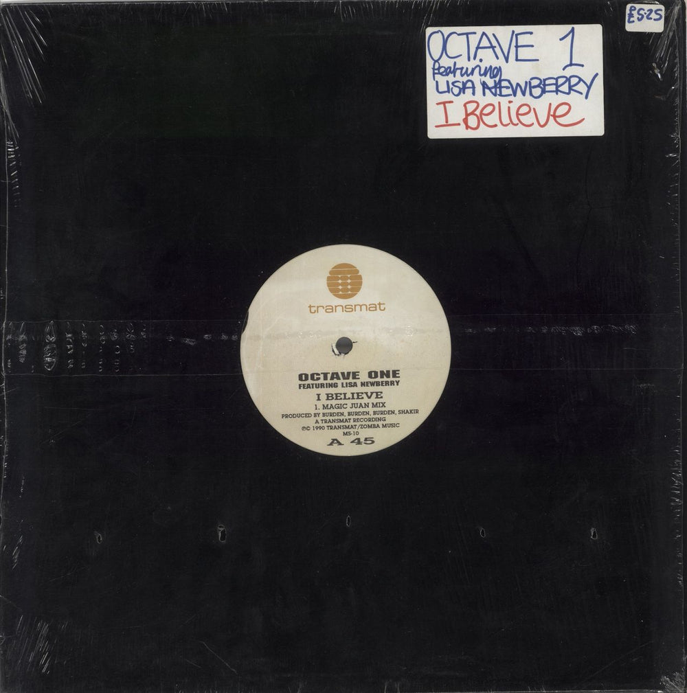 Octave One I Believe US 12" vinyl single (12 inch record / Maxi-single) MS-10