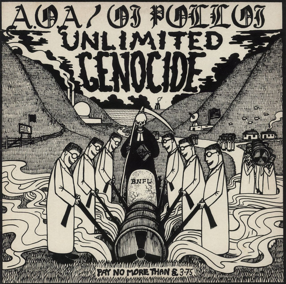 Oi Polloi Unlimited Genocide UK vinyl LP album (LP record) GURTI2