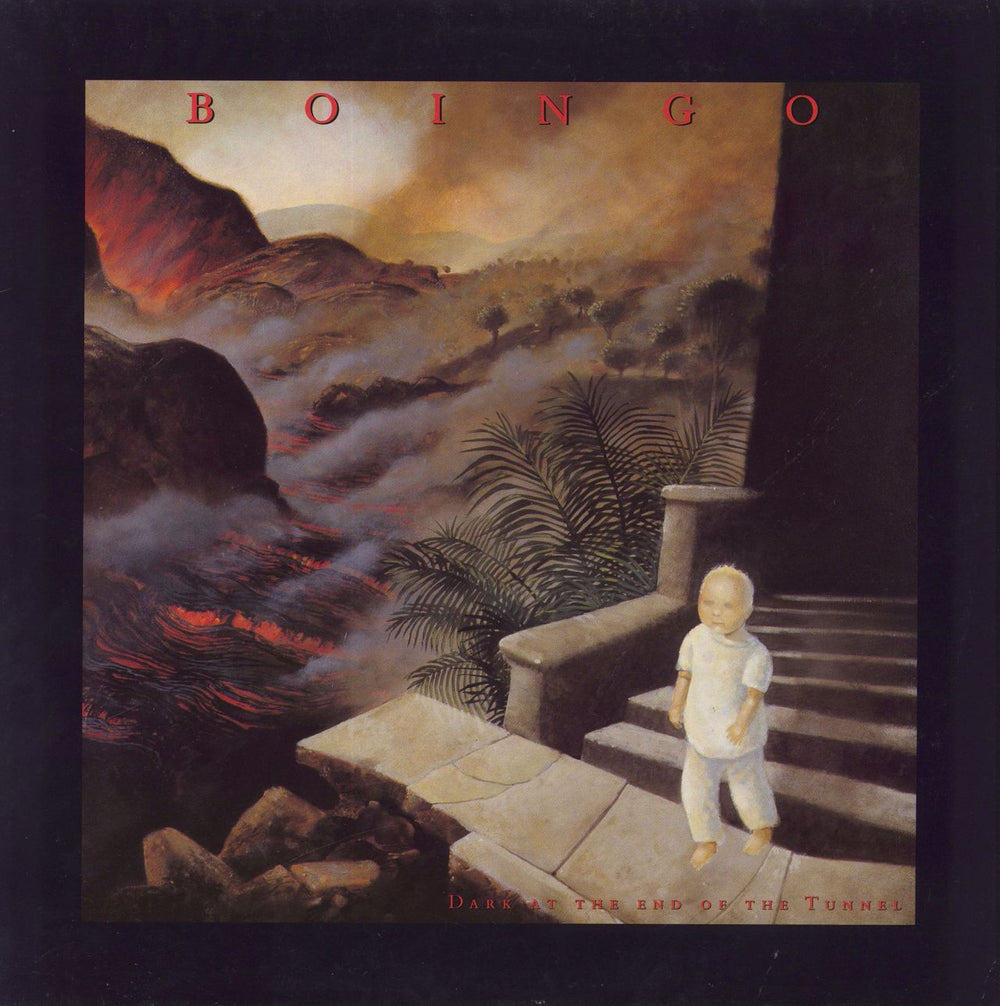 Oingo Boingo Dark At The End Of The Tunnel German Promo vinyl LP album (LP record) 2292-57148-1