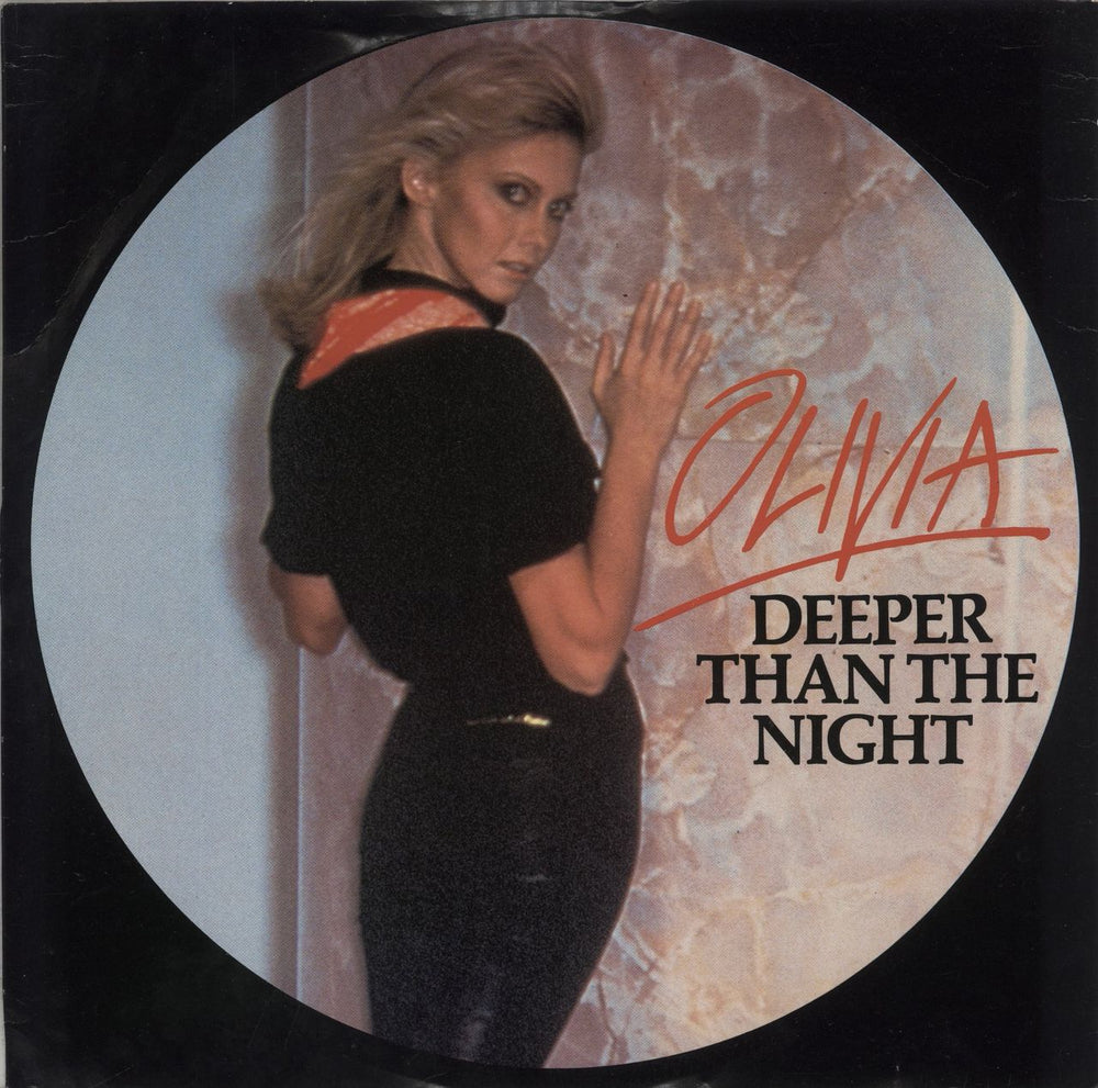 Olivia Newton John Deeper Than The Night UK 12" vinyl single (12 inch record / Maxi-single) 12EMI2954