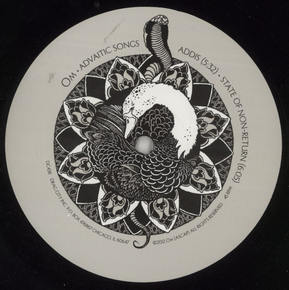 OM Advaitic Songs US 2-LP vinyl record set (Double LP Album) 0-B2LAD867903