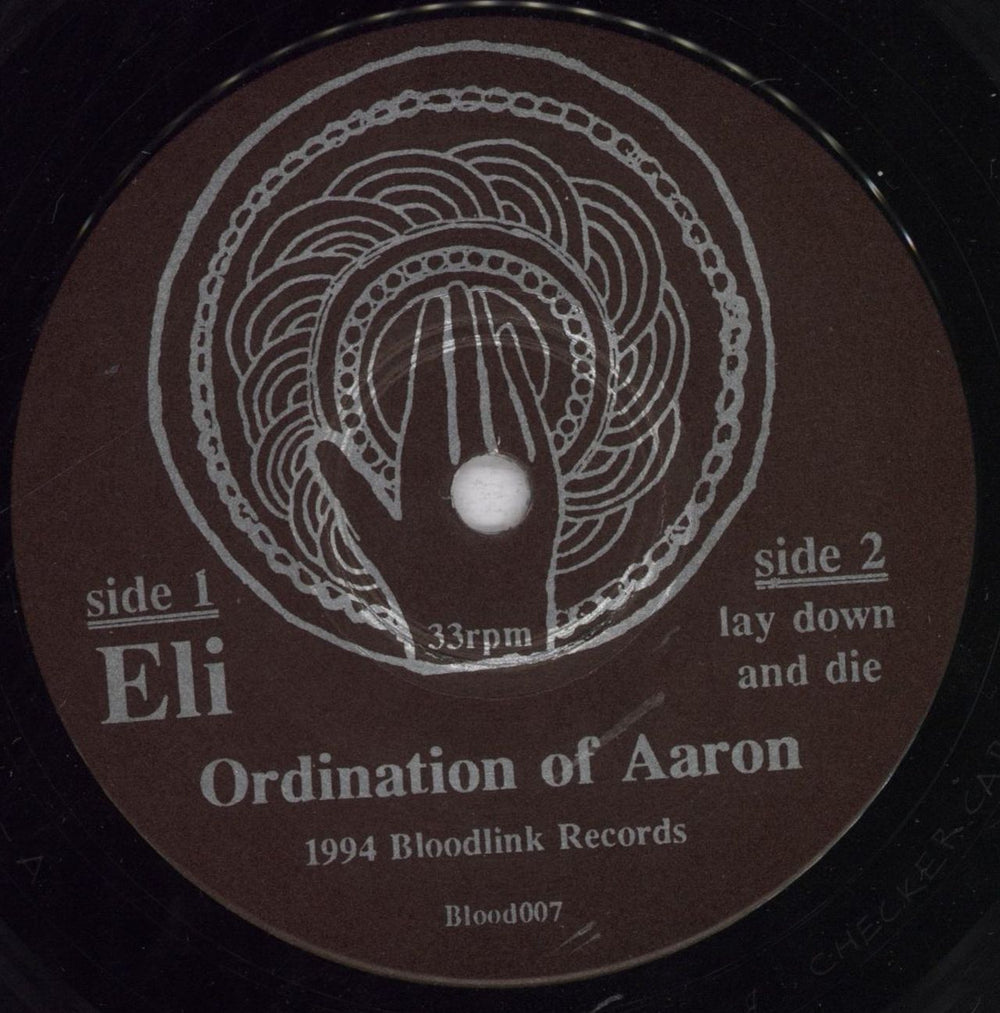 Ordination Of Aaron Ordination Of Aaron US 7" vinyl single (7 inch record / 45) 7WG07OR842987