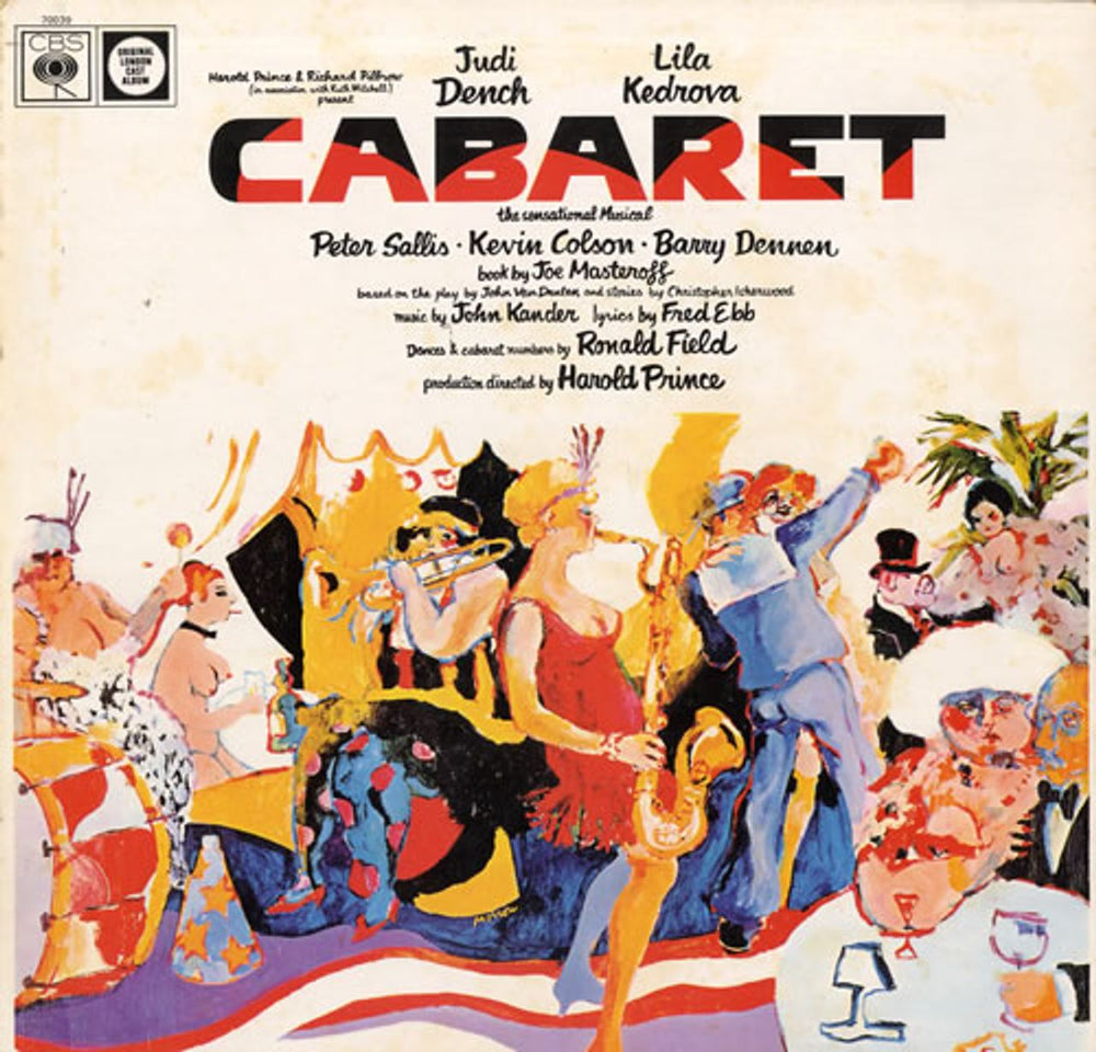 Original Cast Recording Cabaret UK vinyl LP album (LP record) 70039