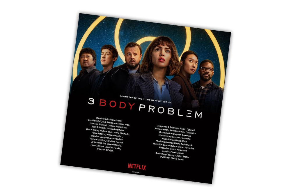 Original Soundtrack 3 Body Problem - Silver Vinyl 180 Gram + Insert & Sticker Sheet UK 2-LP vinyl record set (Double LP Album)