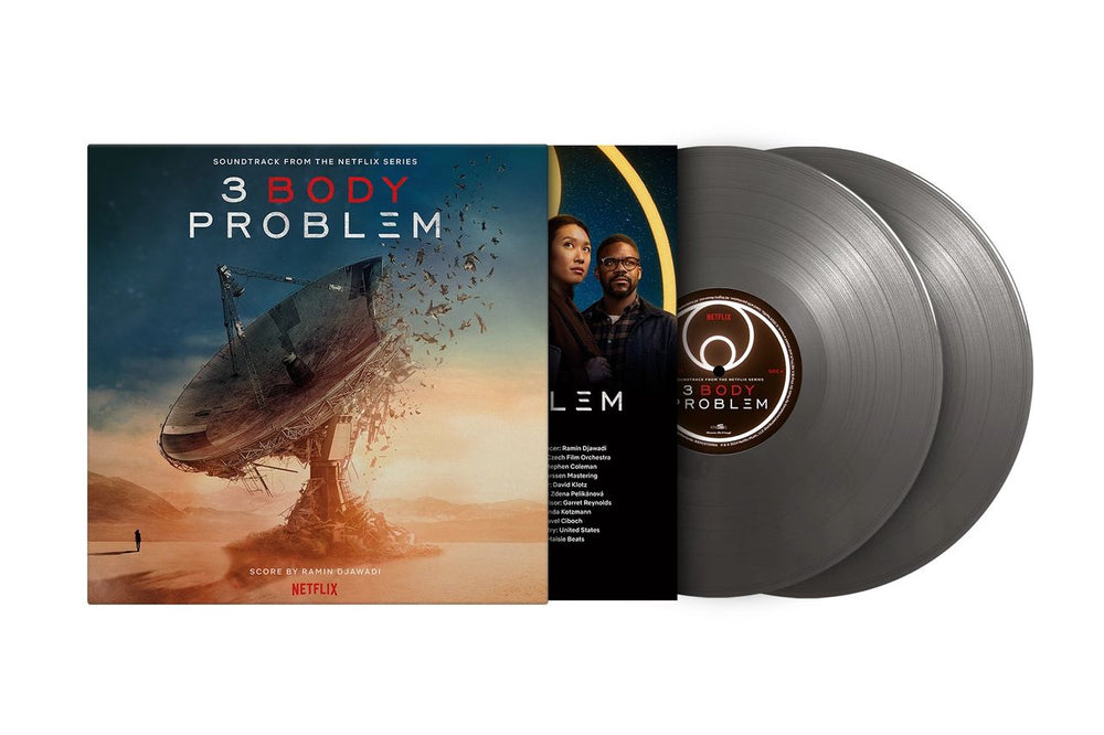 Original Soundtrack 3 Body Problem - Silver Vinyl 180 Gram + Insert & Sticker Sheet UK 2-LP vinyl record set (Double LP Album) OST2LBO837874