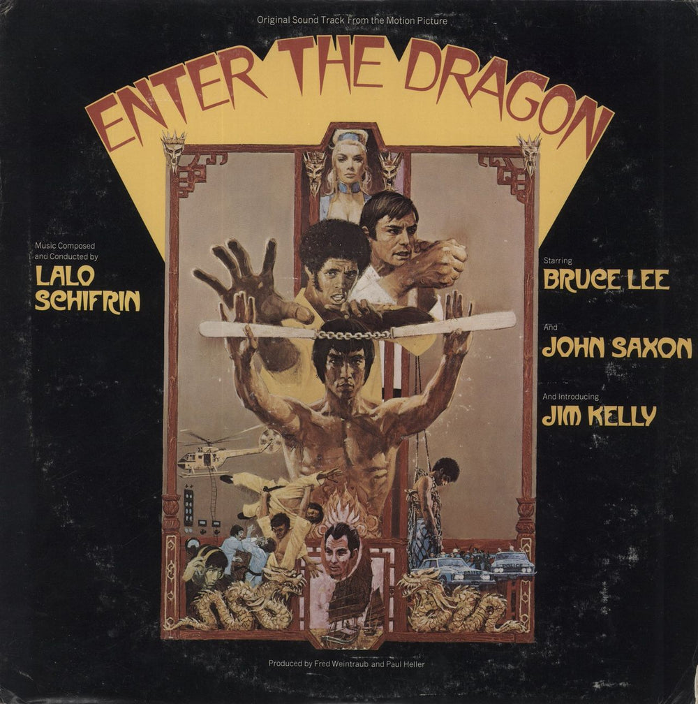 Original Soundtrack Enter The Dragon - Promo US vinyl LP album (LP record) BS2727