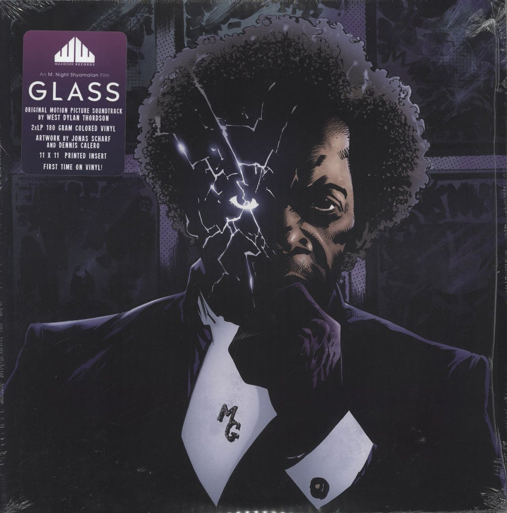 Original Soundtrack Glass - Purple Vinyl - Sealed US 2-LP vinyl record set (Double LP Album) WW076