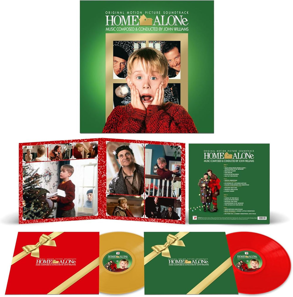 Original Soundtrack Home Alone - Red & Gold Vinyl - Sealed UK 2-LP vinyl record set (Double LP Album) OST2LHO849258