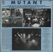 Original Soundtrack Mutant (Original Motion Picture Soundtrack) US vinyl LP album (LP record)