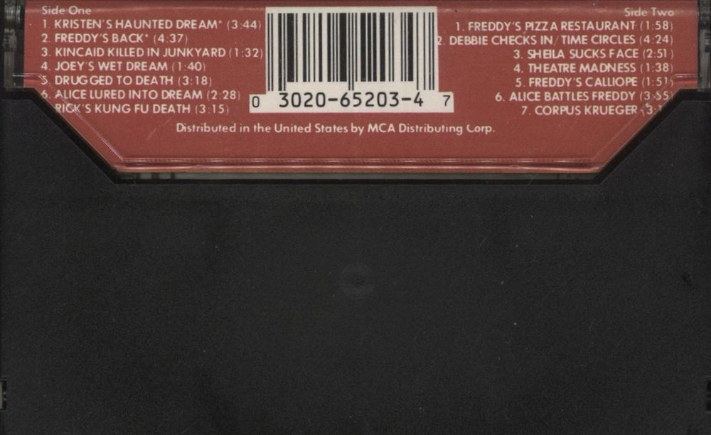 Original Soundtrack Nightmare On Elm Street 4: The Dream Master US cassette album 030206520347