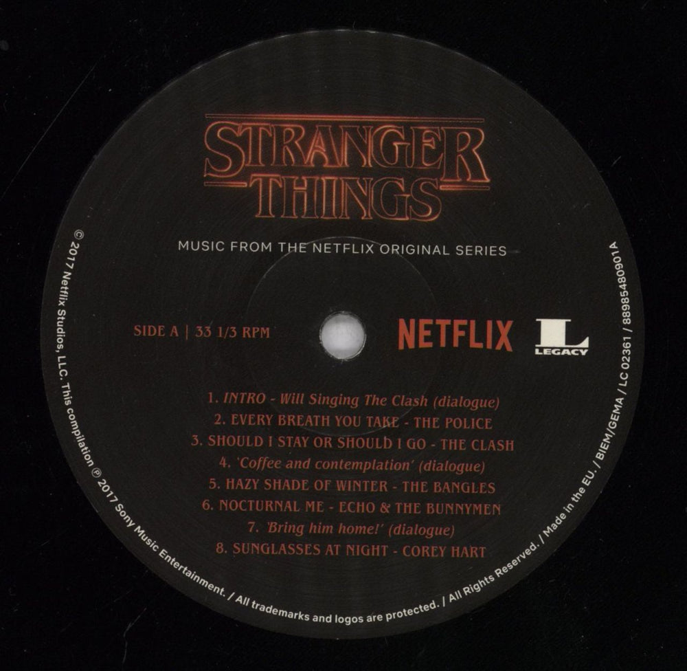 Original Soundtrack Stranger Things (Music From The Netflix Original Series) UK 2-LP vinyl record set (Double LP Album) OST2LST836769