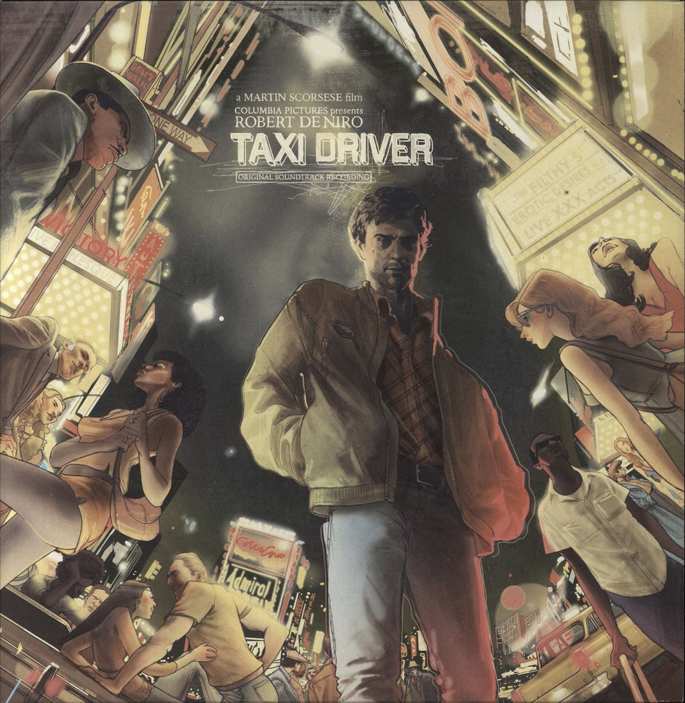 Original Soundtrack Taxi Driver - White/Yellow/Black Vinyl US vinyl LP album (LP record) WW015