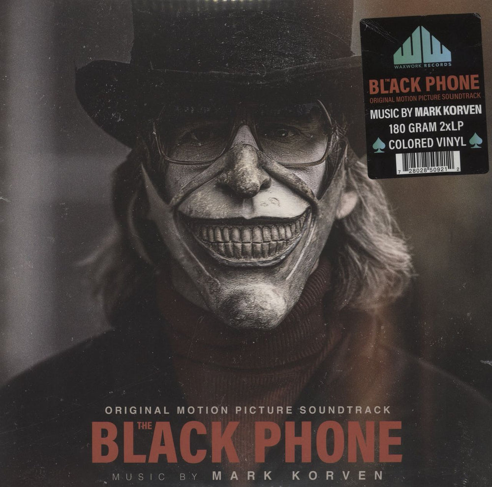 Original Soundtrack The Black Phone [Original Motion Picture Soundtrack] - 180g Coloured Vinyl - Sealed US 2-LP vinyl record set (Double LP Album) WW156