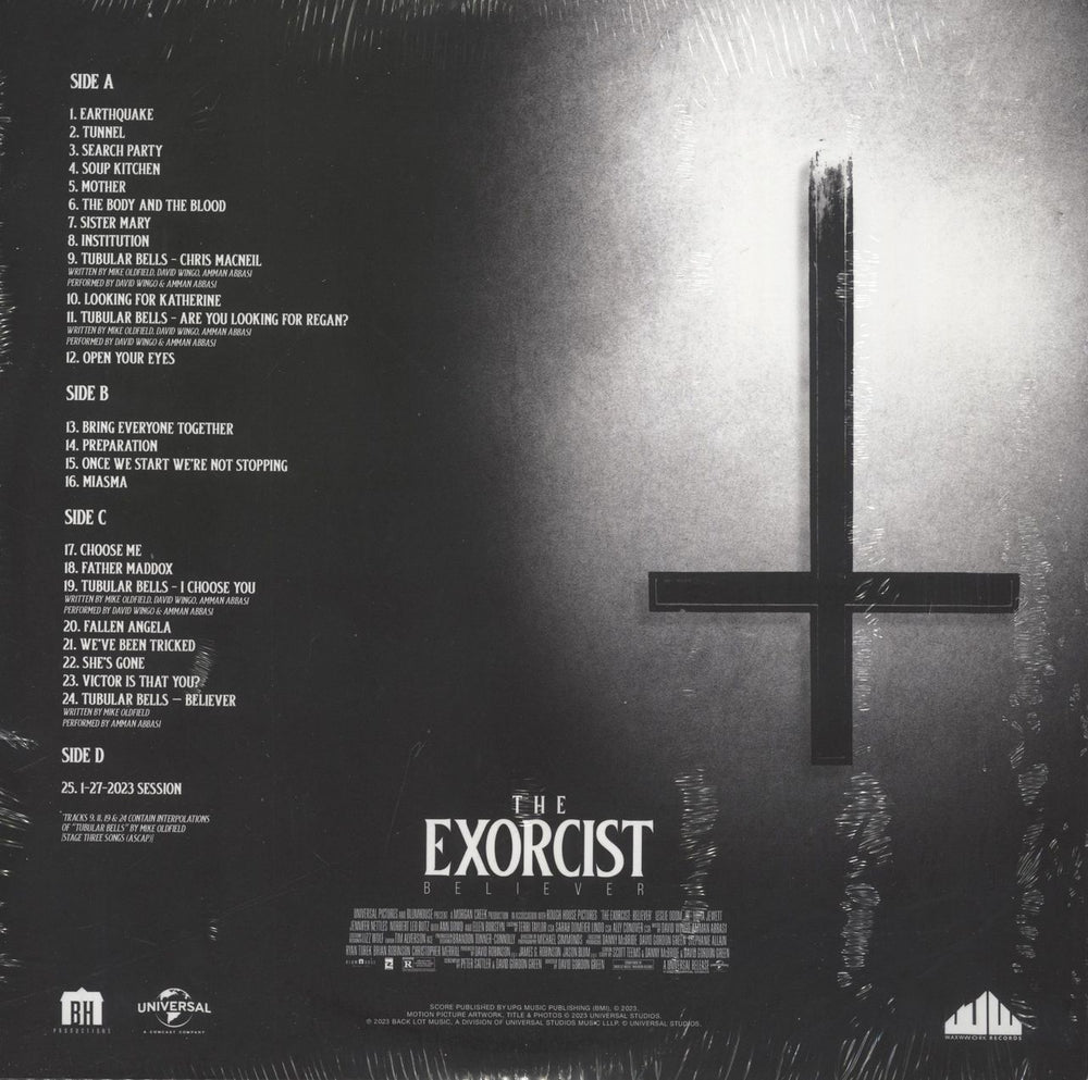 Original Soundtrack The Exorcist: Believer [Original Motion Picture Soundtrack] - 180g Black & White Swirl Vinyl -Sealed US 2-LP vinyl record set (Double LP Album) 850053152559