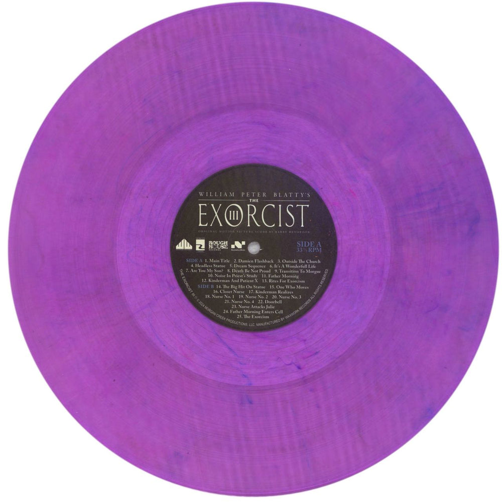 Original Soundtrack The Exorcist III - Pink Smoke and Purple Smoke Vinyl US vinyl LP album (LP record) OSTLPTH847422