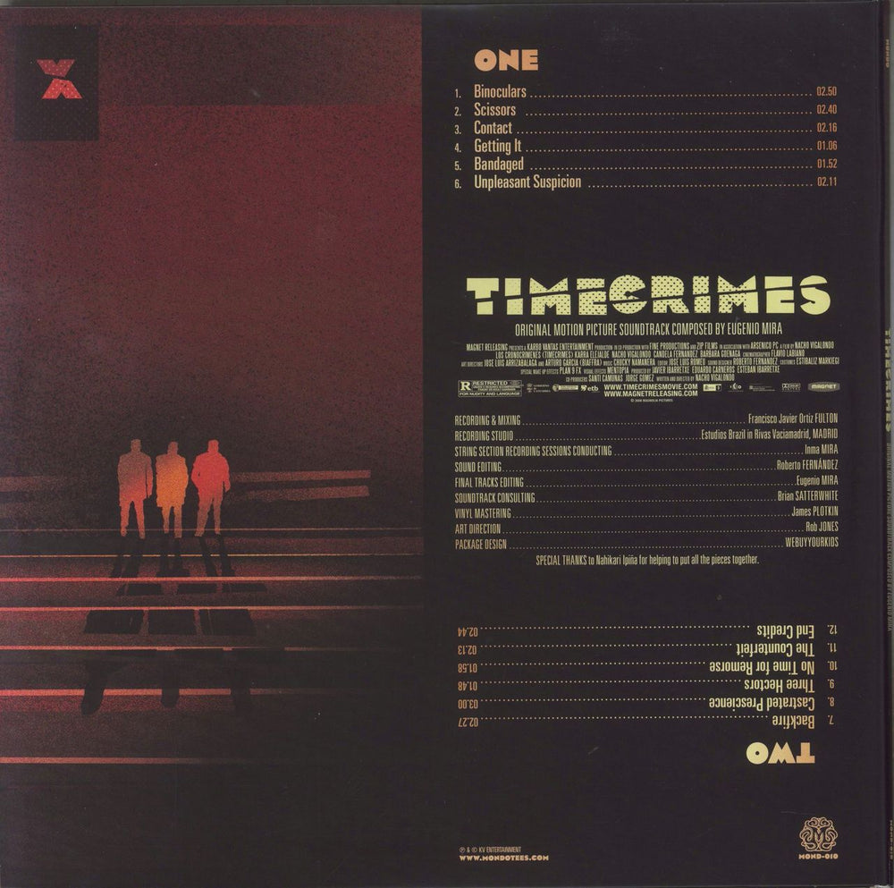 Original Soundtrack Timecrimes [Original Motion Picture Soundtrack] - 180g US vinyl LP album (LP record) 616892151548