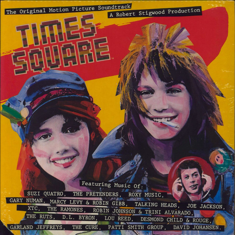 Original Soundtrack Times Square - shrink US 2-LP vinyl record set (Double LP Album) RS-2-4203