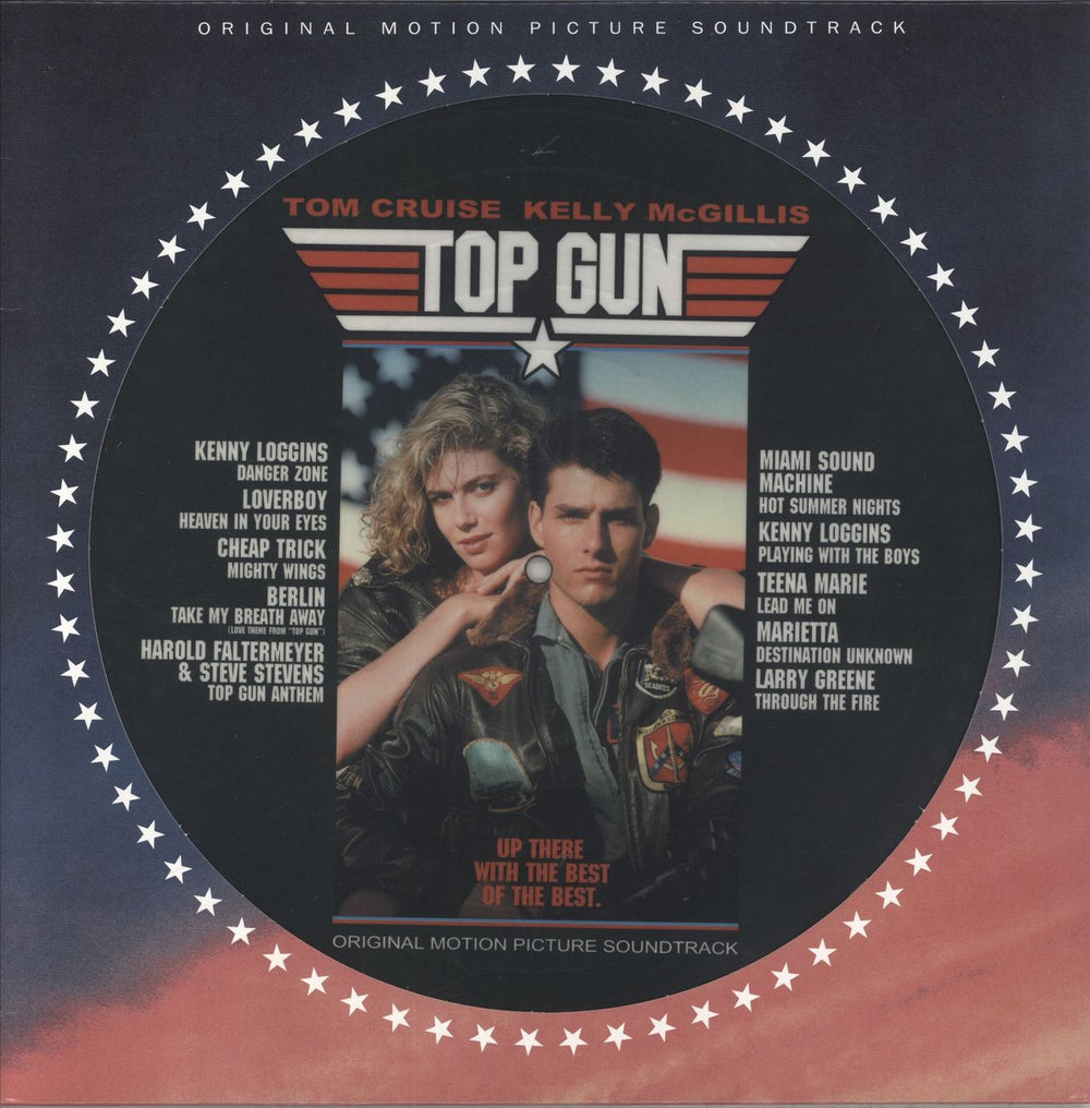 Original Soundtrack Top Gun UK picture disc LP (vinyl picture disc album) 19439774971