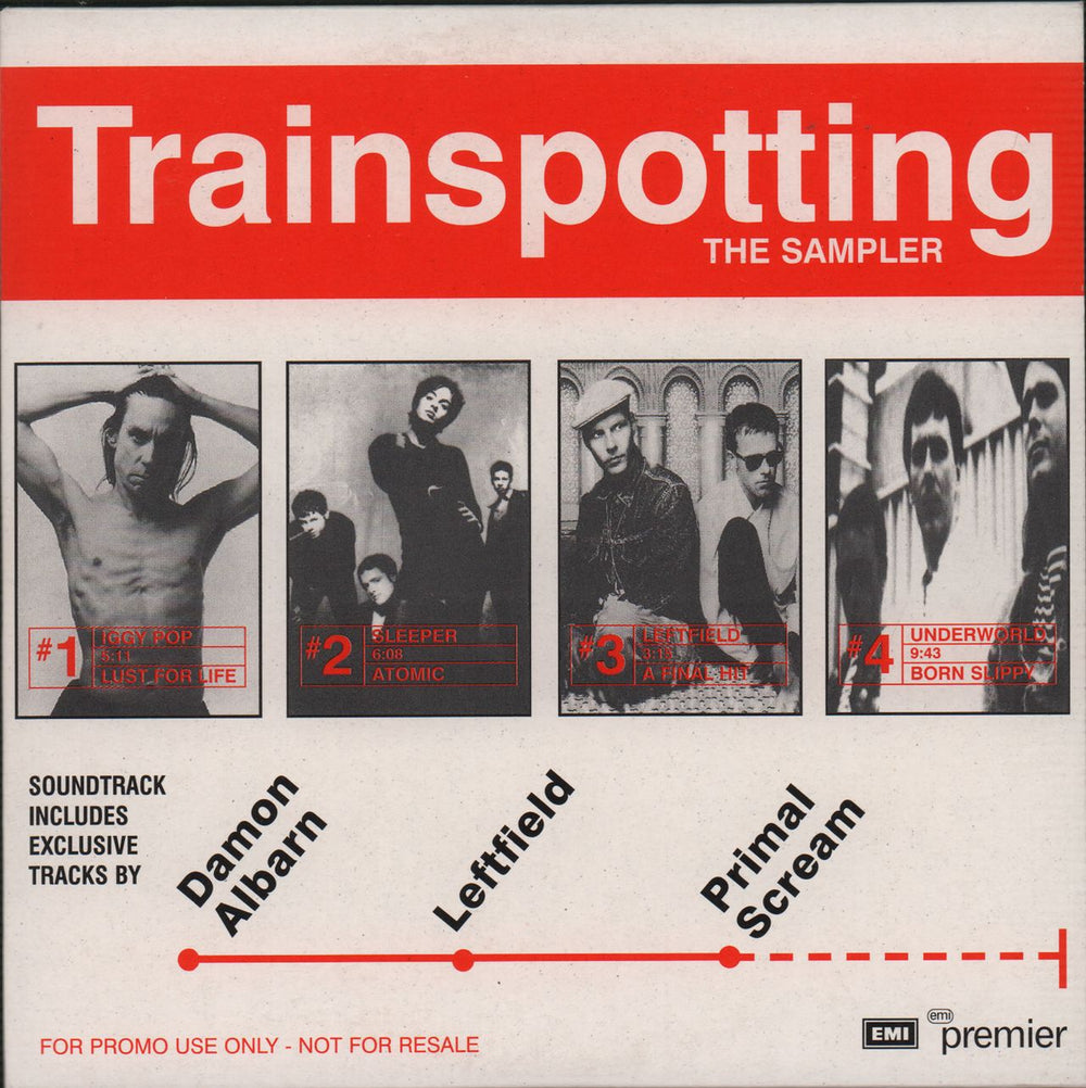 Original Soundtrack Trainspotting: The Sampler UK Promo CD single (CD5 / 5") CDAS111