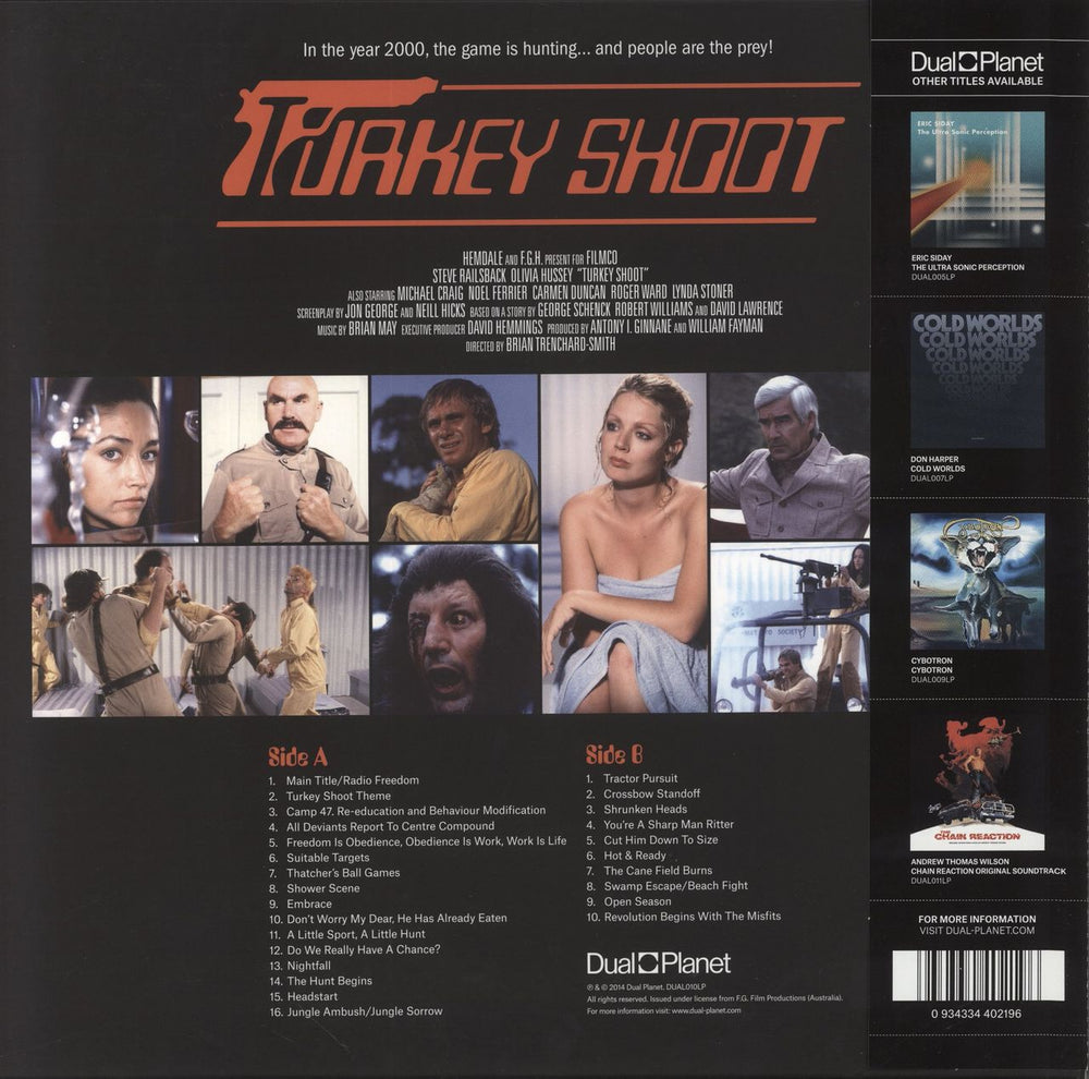 Original Soundtrack Turkey Shoot - 180g - Yellow Vinyl Australian vinyl LP album (LP record) 934334402196