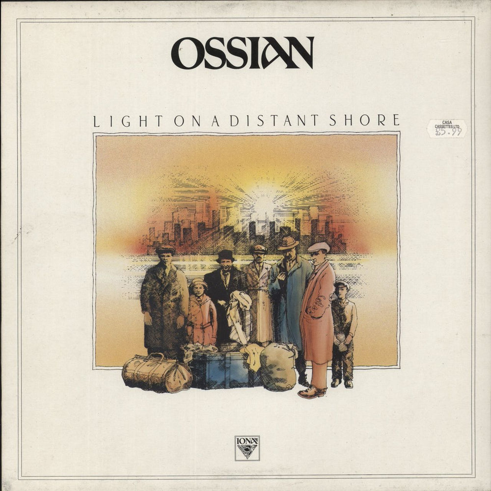 Ossian Light On A Distant Shore UK vinyl LP album (LP record) IR009