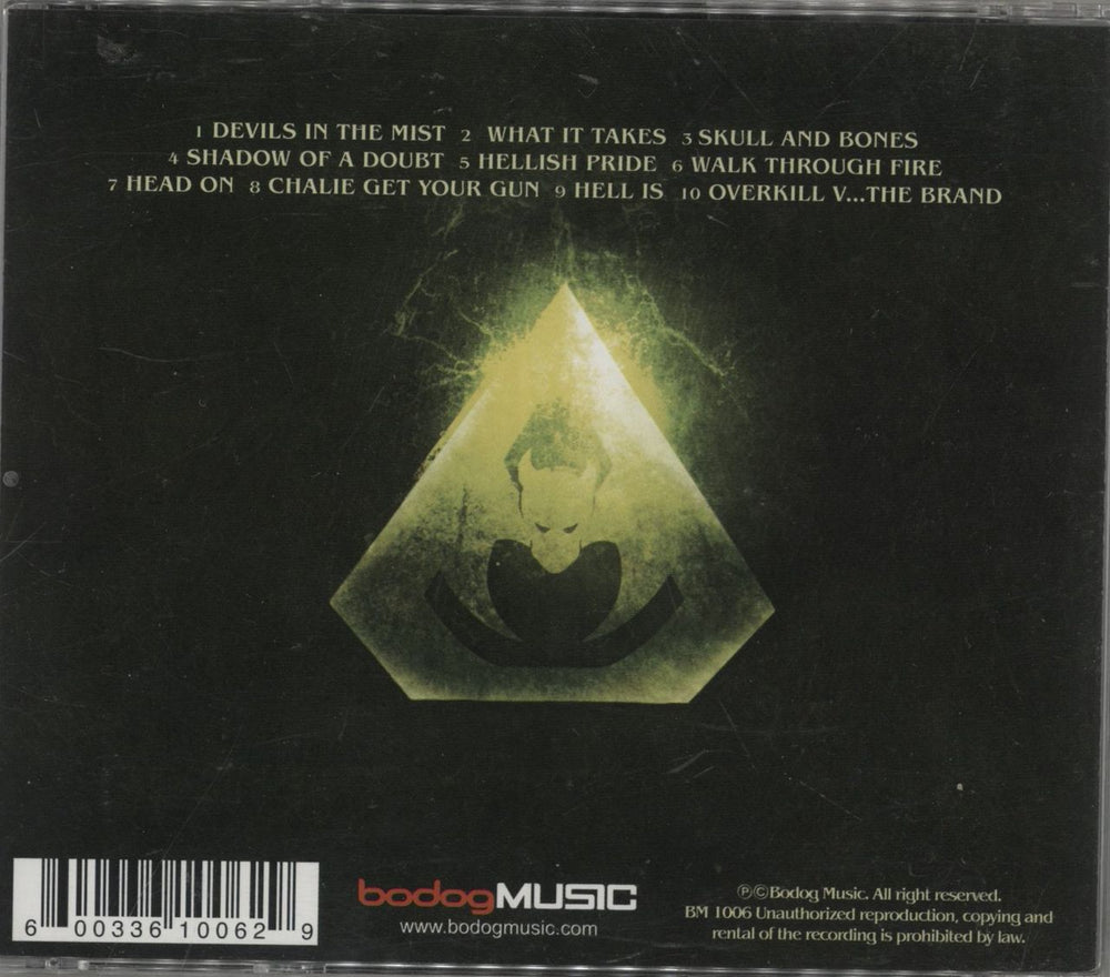 Overkill Immortalis US CD album (CDLP) 600336100629