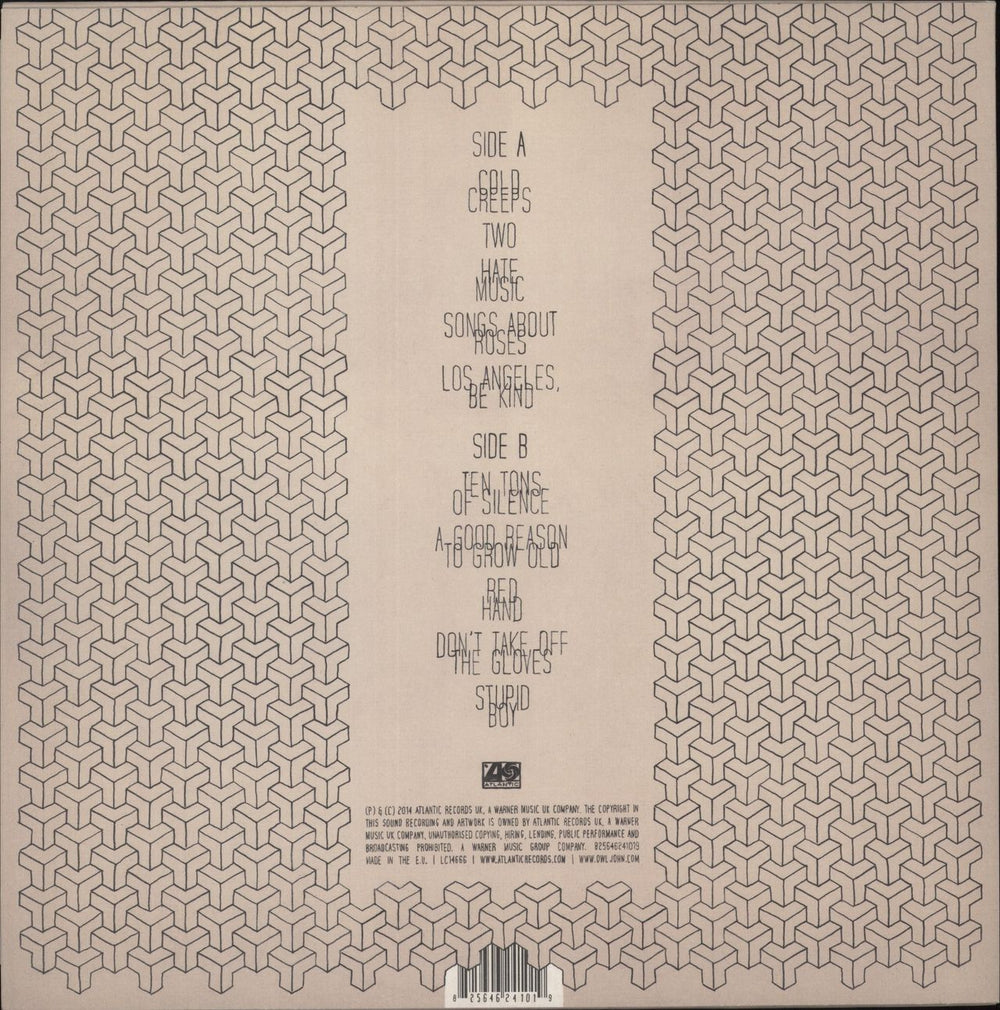 Owl John Owl John UK vinyl LP album (LP record) 825646241019