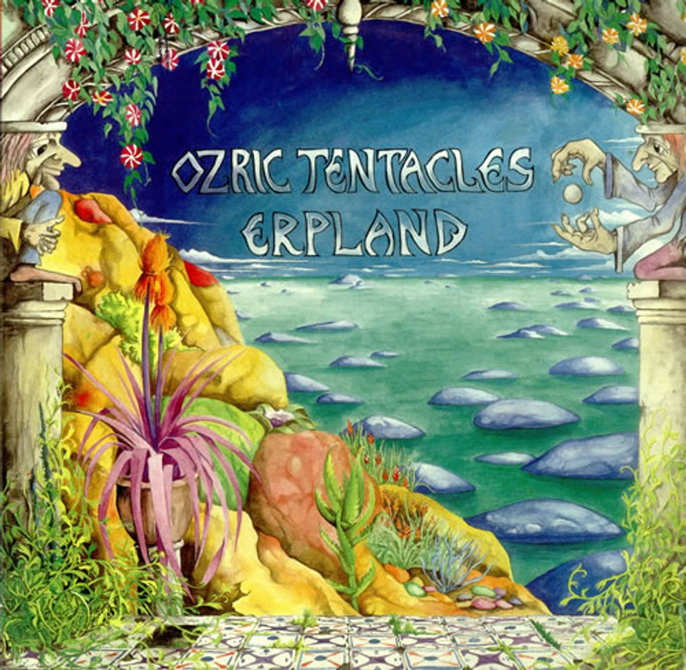 Ozric Tentacles Erpland UK 2-LP vinyl record set (Double LP Album) DOVELP1