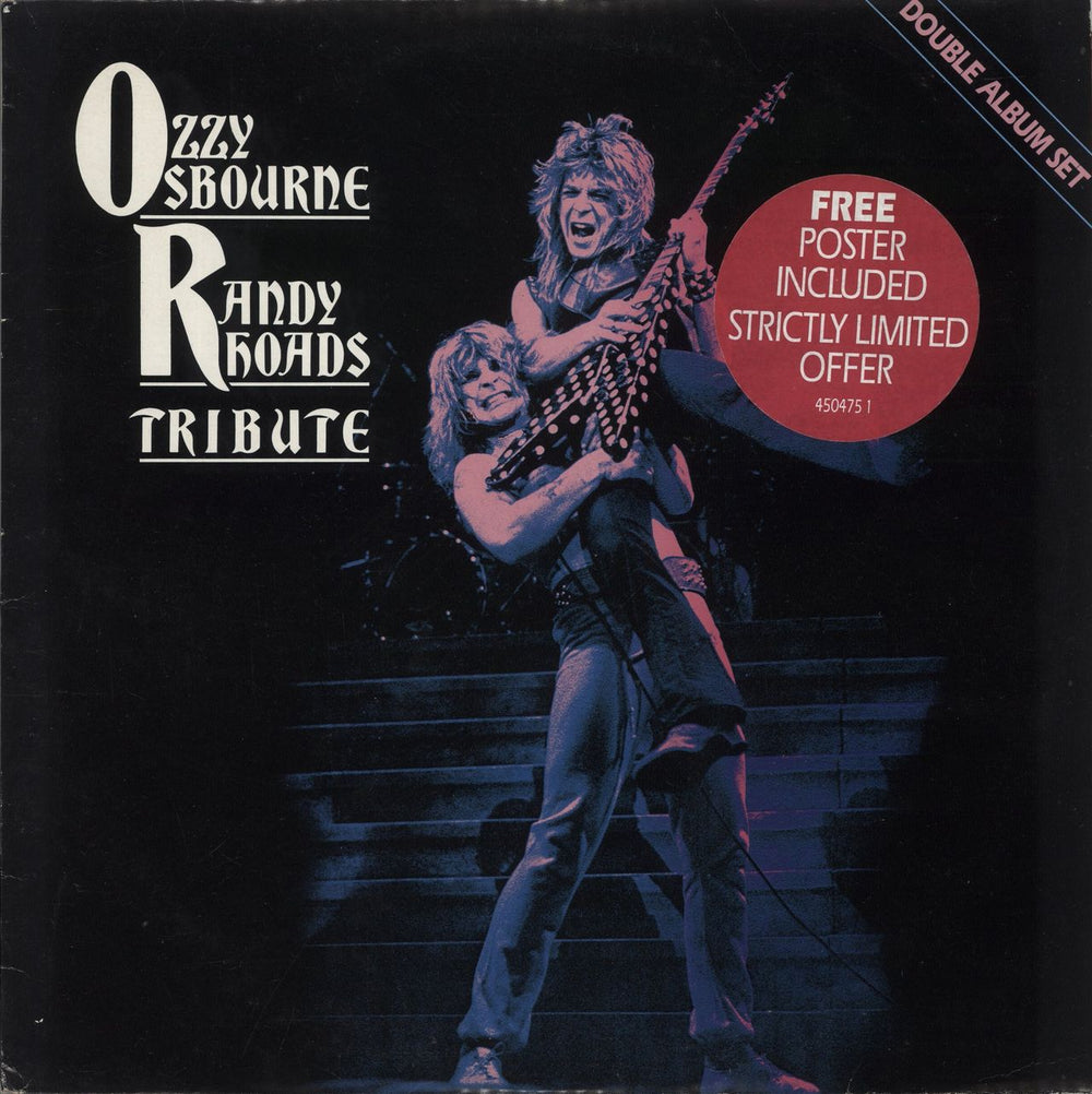 Ozzy Osbourne Tribute - Stickered + Poster - EX UK 2-LP vinyl record set (Double LP Album) 4504751