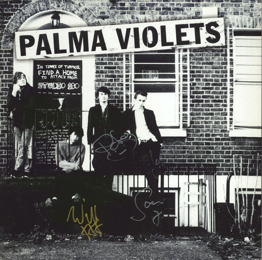 Palma Violets 180 (One Hundred & Eighty) - Autographed Sleeve + Bonus CD UK vinyl LP album (LP record) RTRADLP700