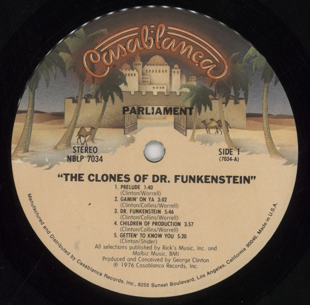 Parliament The Clones Of Dr. Funkenstein US vinyl LP album (LP record) PLTLPTH834120