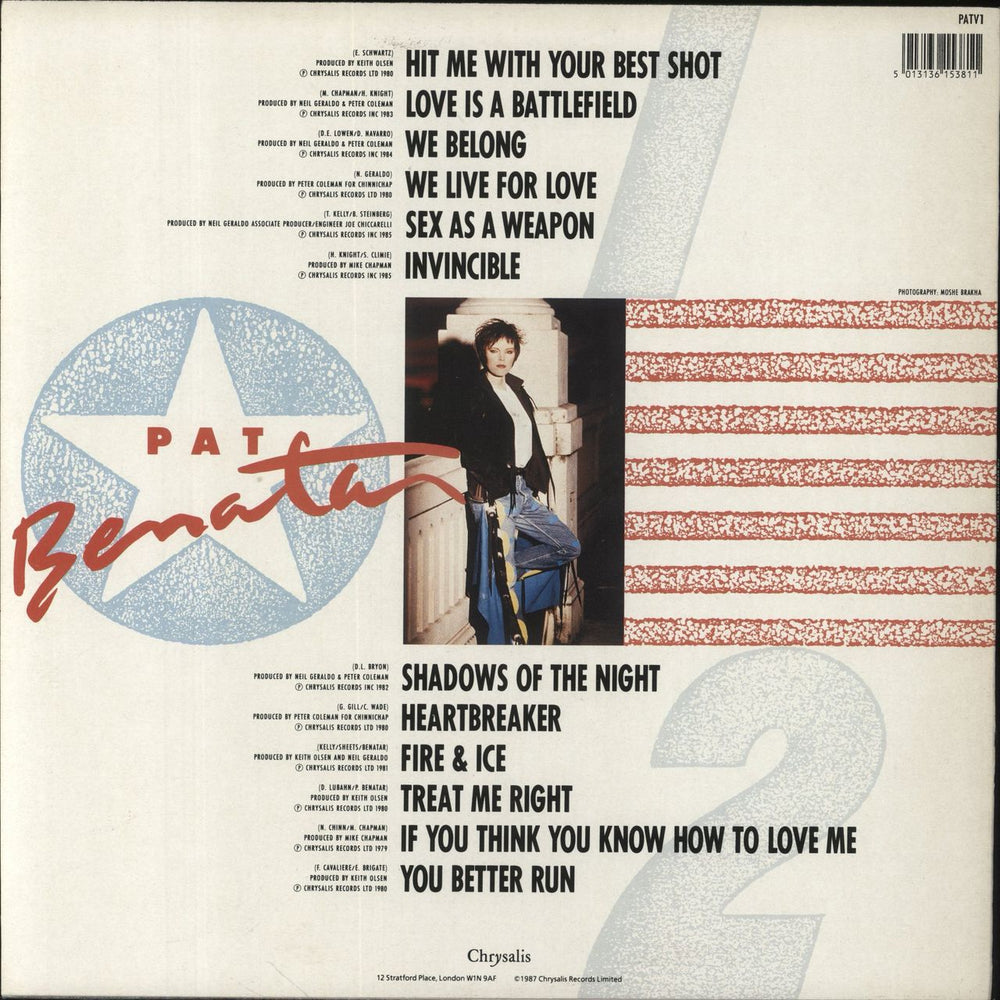 Pat Benatar Best Shots UK vinyl LP album (LP record) 5013136153811