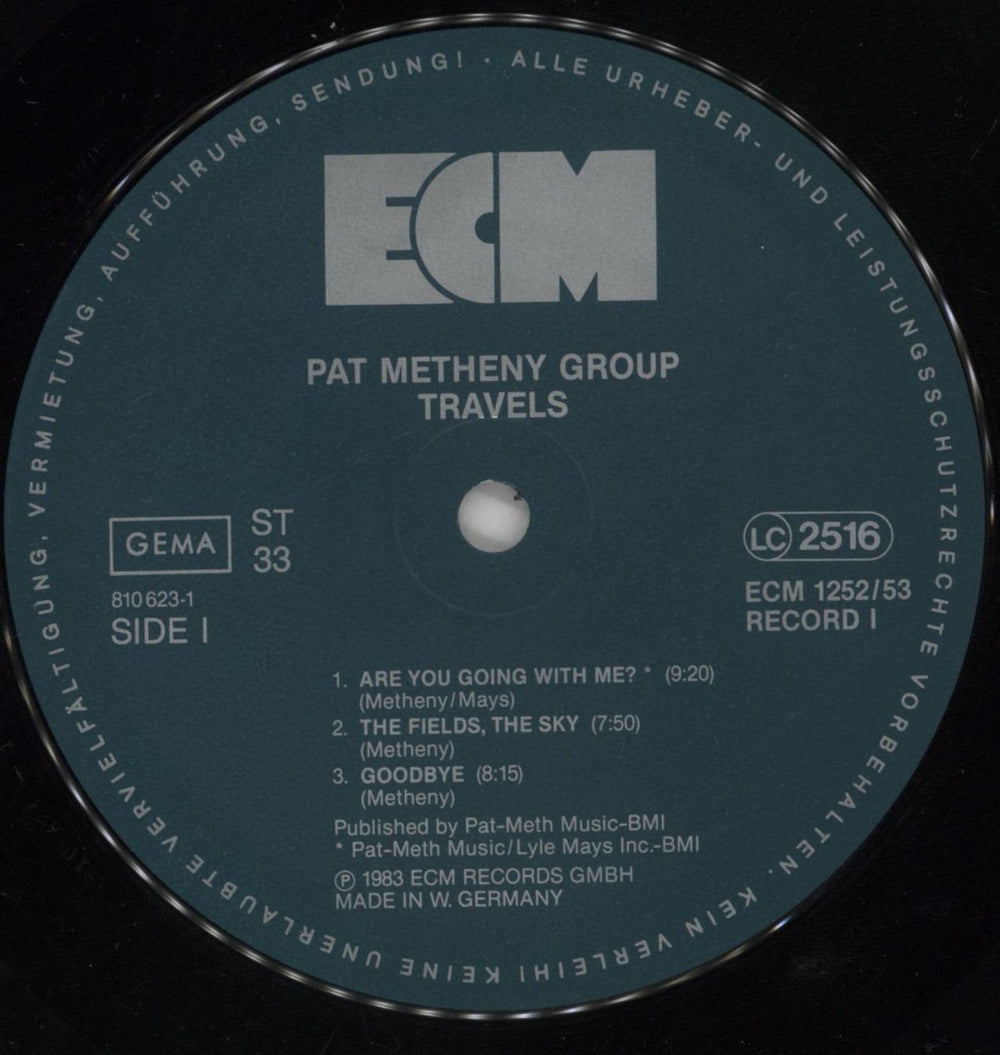Pat Metheny Travels - EX German 2-LP vinyl record set (Double LP Album) PME2LTR647286
