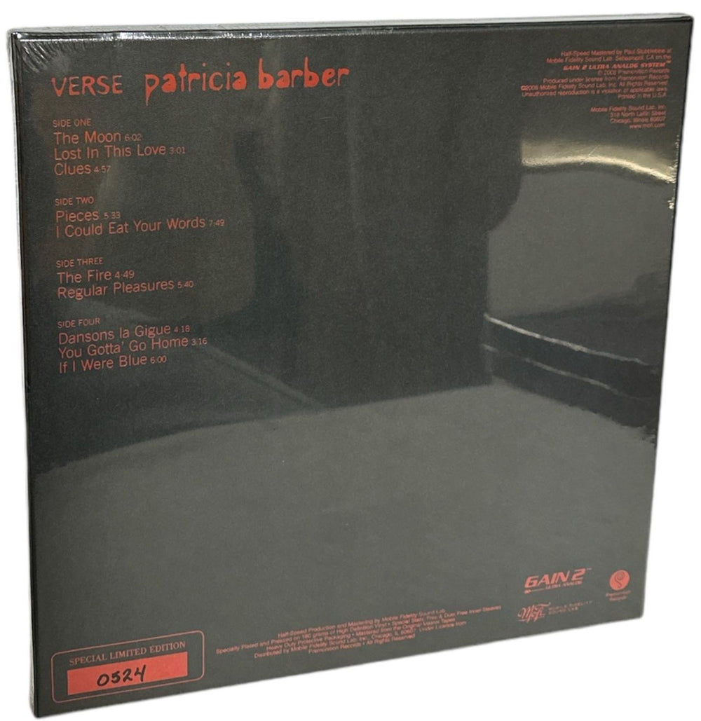 Patricia Barber Verse US 2-LP vinyl record set (Double LP Album)