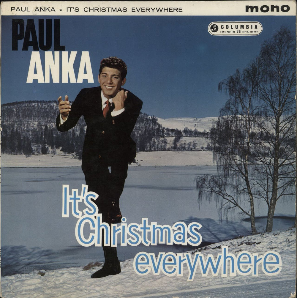 Paul Anka It's Christmas Everywhere - Factory Sample UK Promo vinyl LP album (LP record) 33SX1287