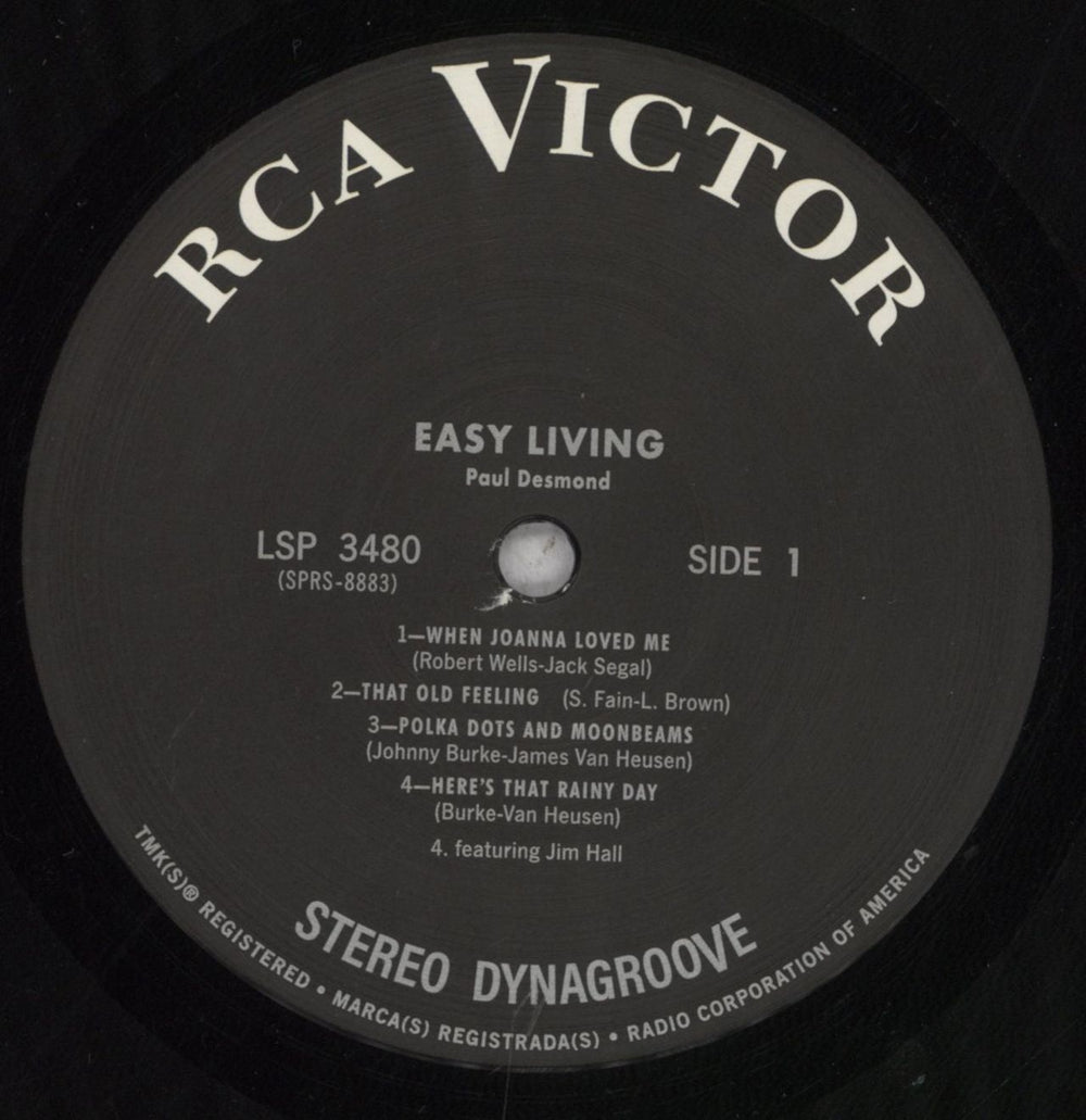 Paul Desmond Easy Living - 180gm German vinyl LP album (LP record) PDSLPEA843400