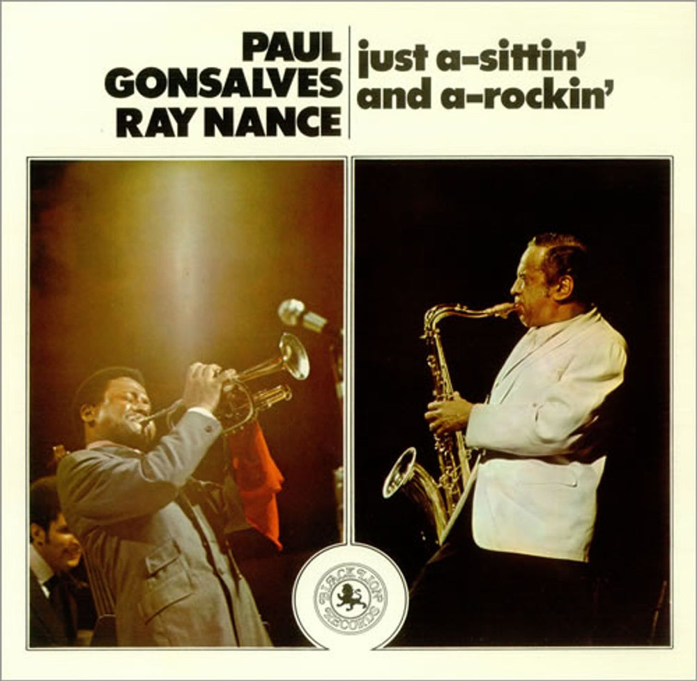 Paul Gonsalves Just A-Sittin' And A-Rockin' UK vinyl LP album (LP record) BLP30138