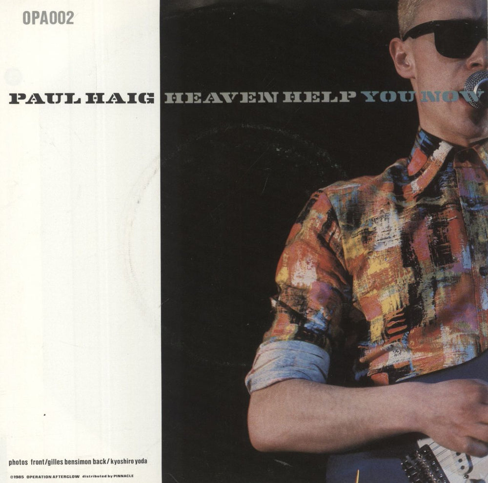 Paul Haig Heaven Help You Now Belgian 7" vinyl single (7 inch record / 45)